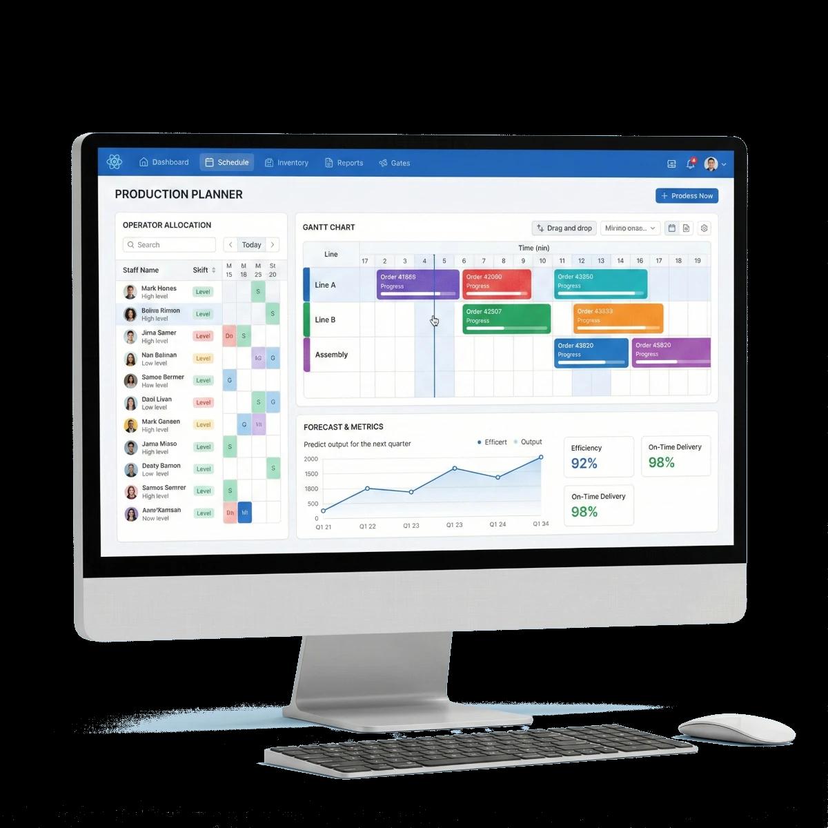 Exemple d'application web SaaS sur mesure développée par dev4me