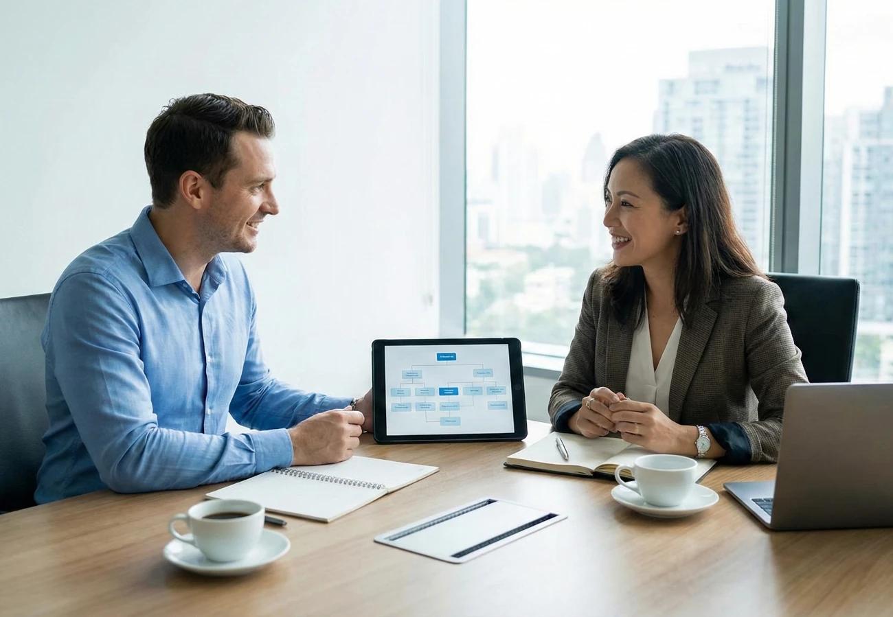 Session d'accompagnement en formation professionnelle