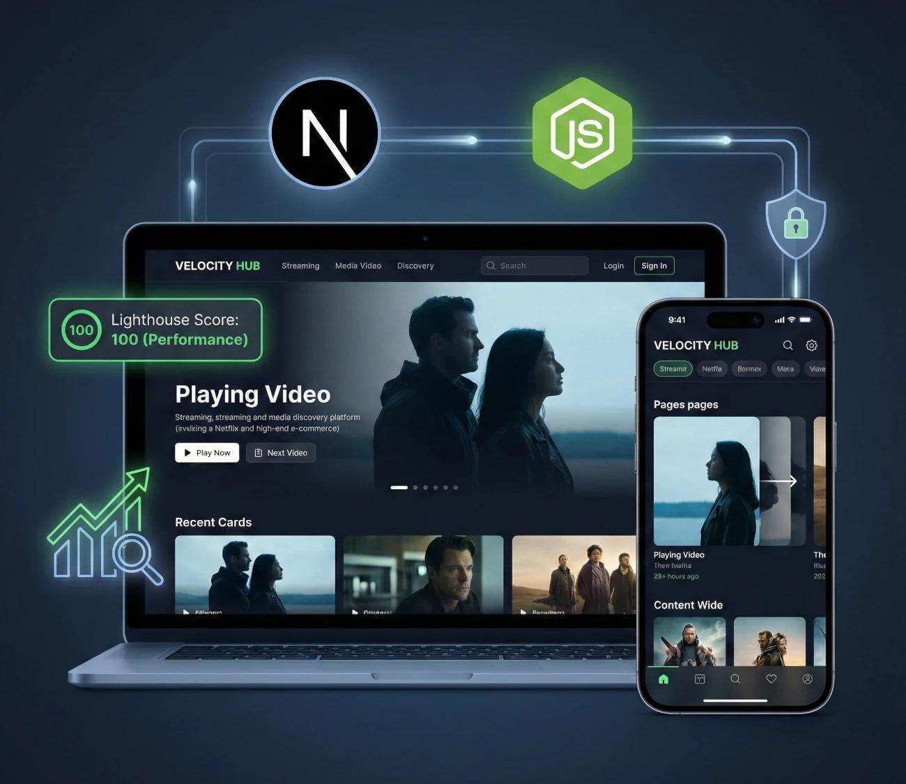 Site web performant et ultra-rapide conçu avec Next.js