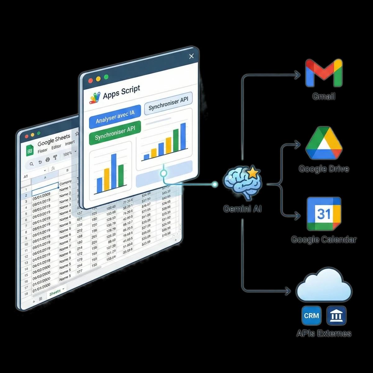 Intégration de l'IA Gemini pour enrichir Google Workspace